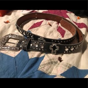 Bling concho belt.